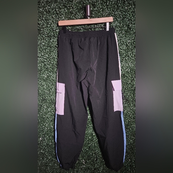 Black Joggers with Purple and Blue Accents - Picture 3 of 3